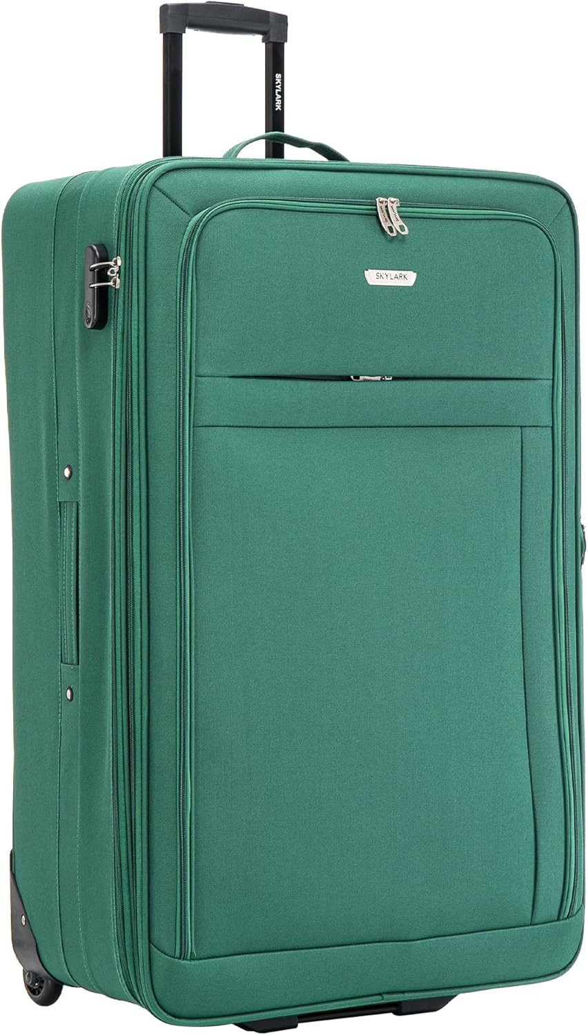 Large Suitcase & Medium Cabin Luggage XL Lightweight Suitcases Expandable Travel