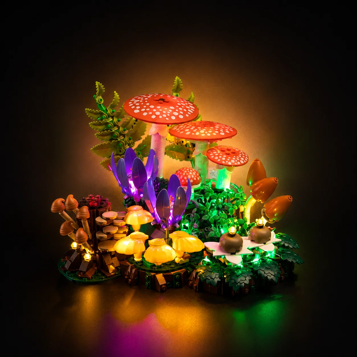 Light Kit Compatible with LEGO® Woodland Mushrooms Set 11505 - Classic Version