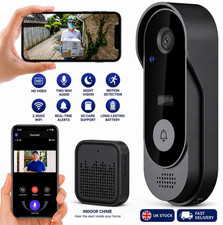 Smart WiFi Wireless Video Doorbell Security Ring Phone Camera Door Bell Intercom