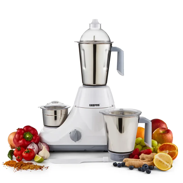 Geepas | For you. For life. 3-In-1 Indian Mixer Grinder - Wet & Dry Grinding, 3-Speed