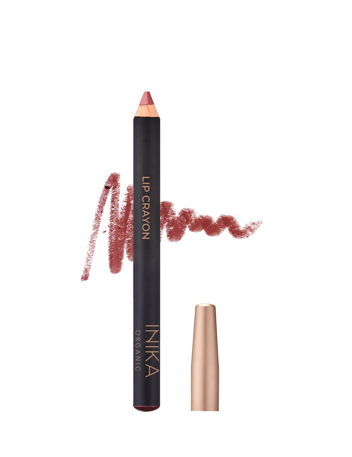 INIKA Organic Lipstick Crayon - Rose Petal