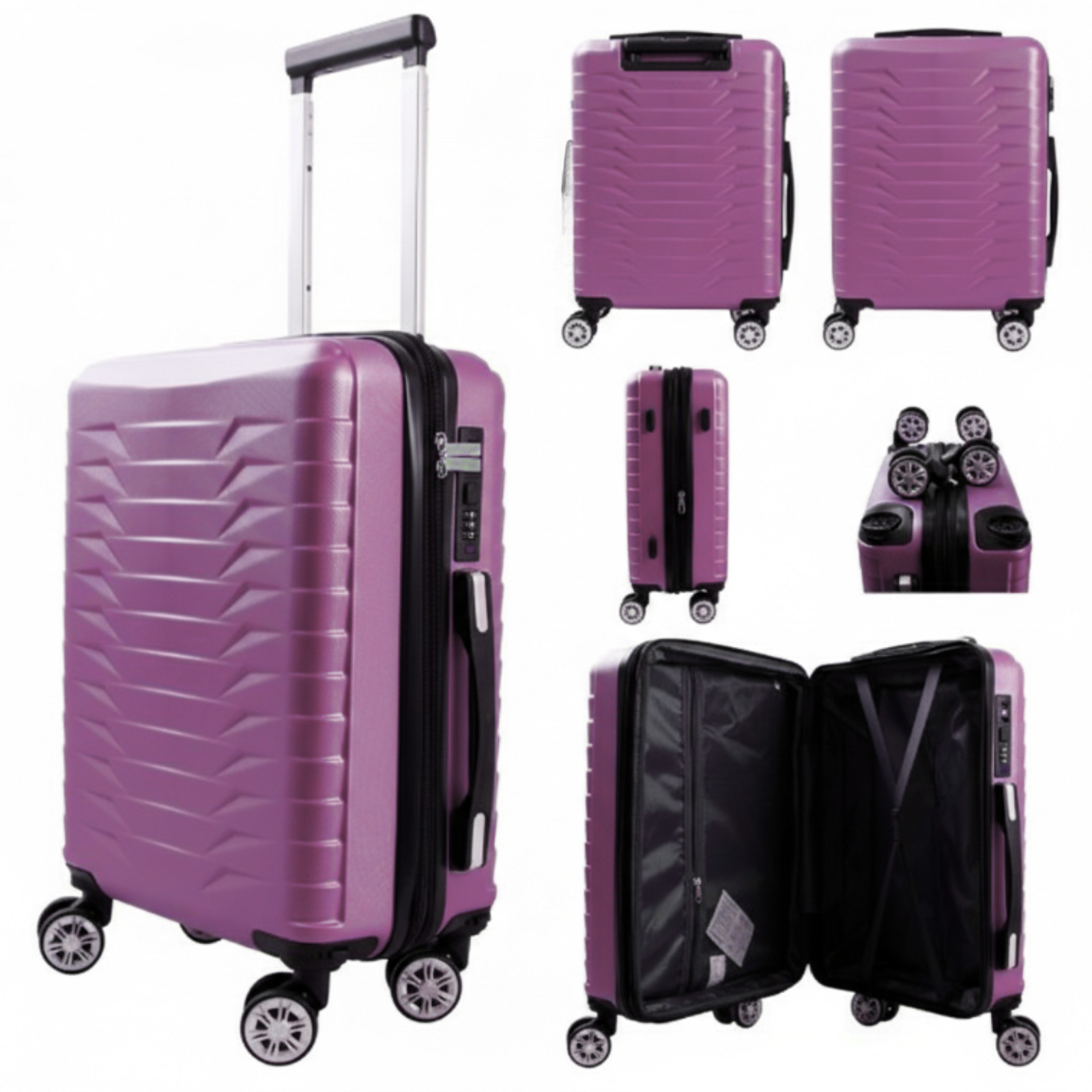 Underseat EasyJet Approved Cabin Case 45 x 36 x 20cm with Detachable Wheels 1827