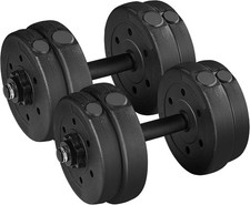 15KG Adjustable Dumbbells Weight Lifting Training Dumbbells Set Home Gym Fitness