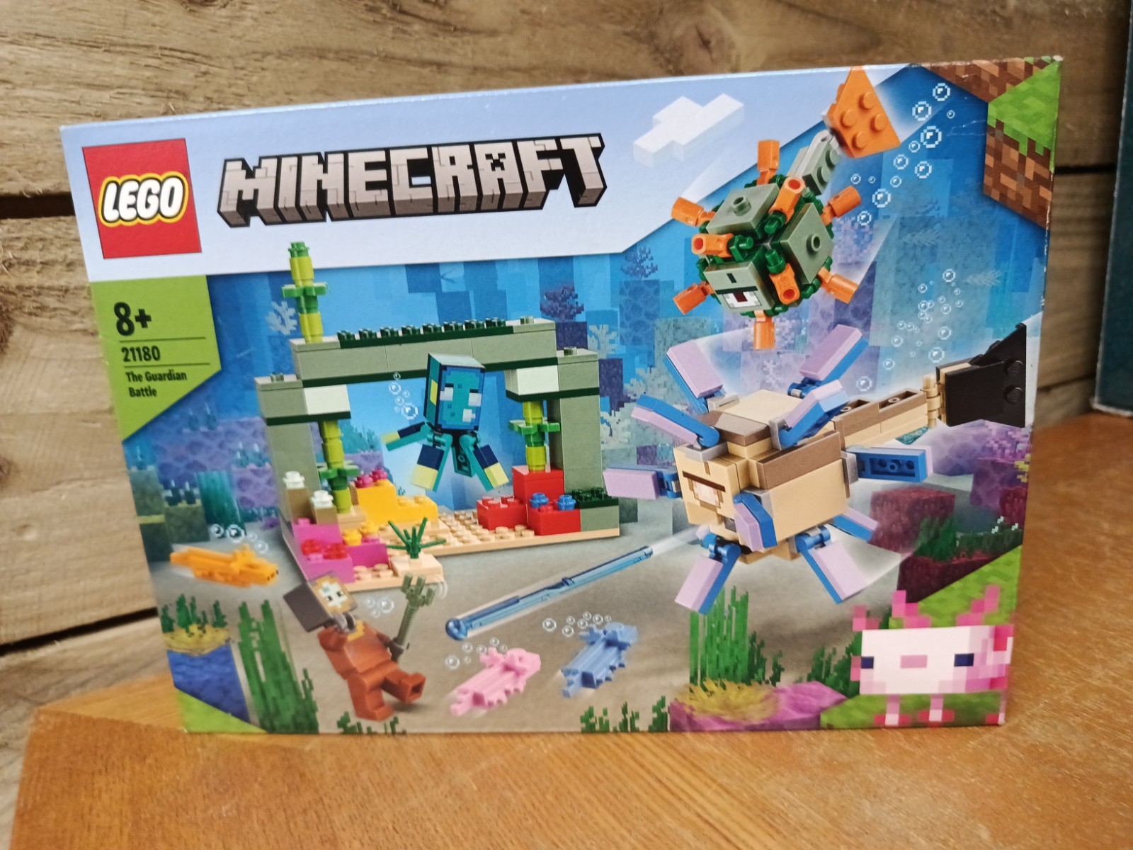 LEGO Minecraft the Guardian Battle 21180 Set - New Sealed Boxed Retired