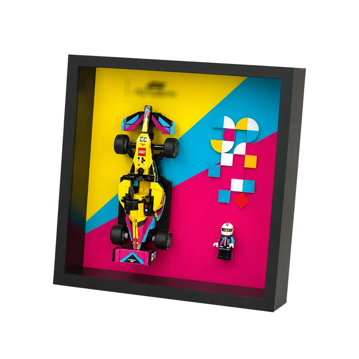 LEGO® Car Display Cases – F1, Supercars & Speed Champions Wall Frames(77258-77262) - F1 ACADEMY (77258)