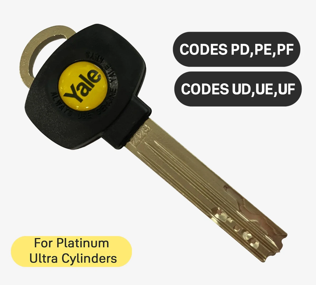 Yale Platinum Ultra 3 Star 10 pin Single key