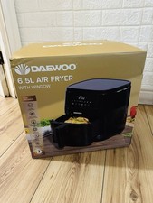 Daewoo 6.5L Digital Air Fryer with Viewing Window 8 Presets Black