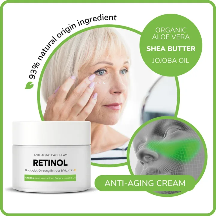 Tower Health Advanced Retinol Anti-Aging Day Cream - 50ml