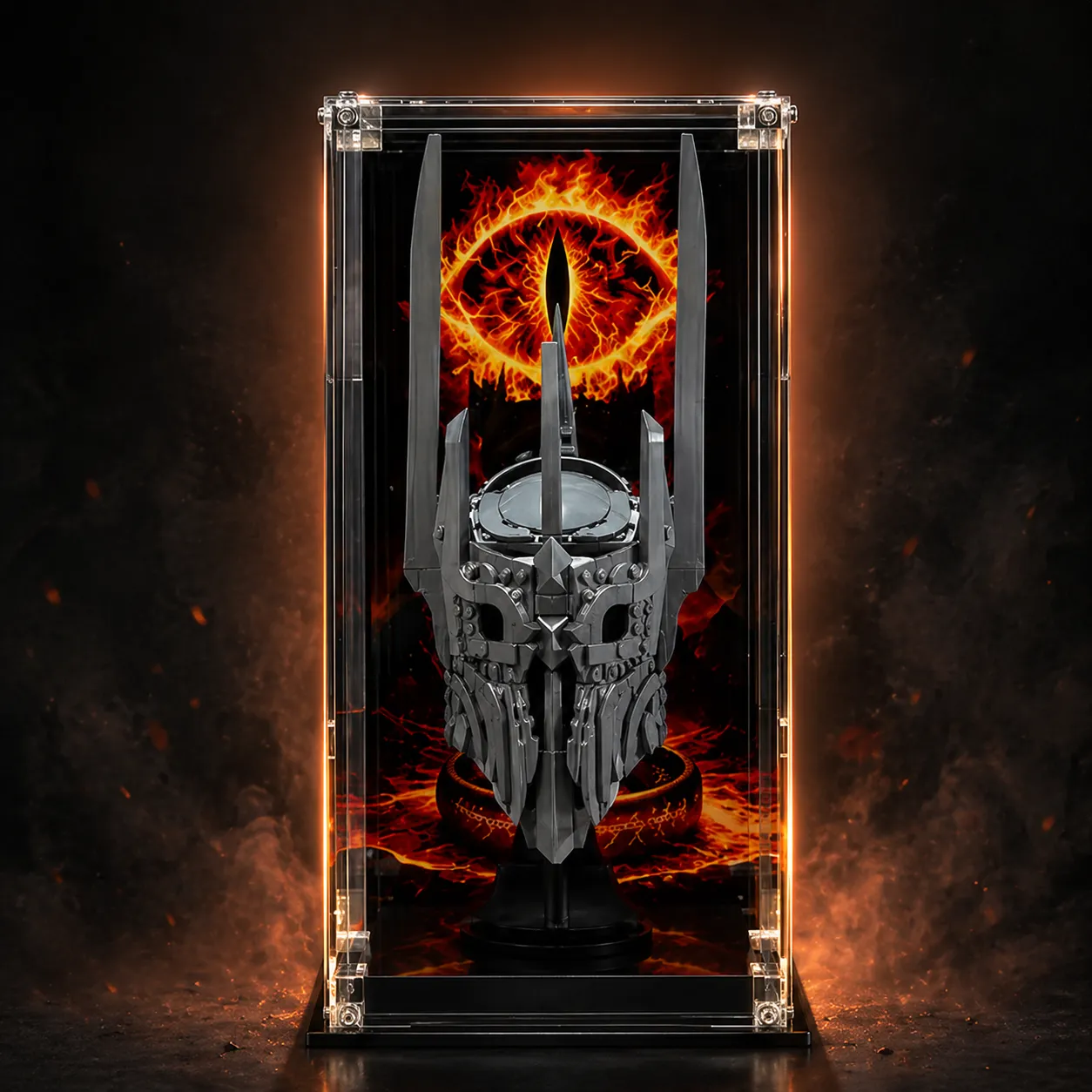 Acrylic Display Case for LEGO® Icons The Lord of the Rings: Sauron's Helmet 11373