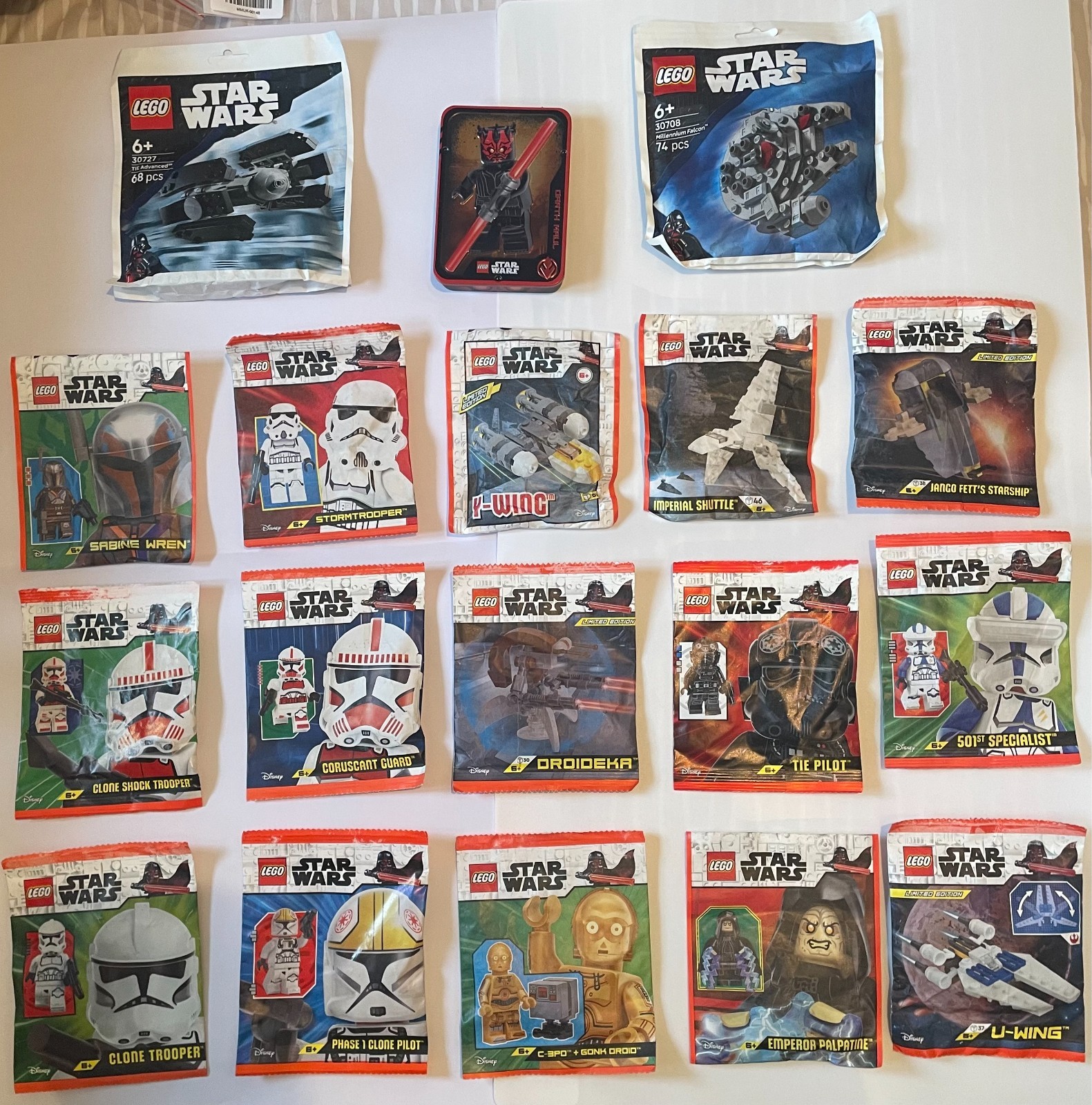 LEGO Star Wars: Polybags Sealed NEW - Collectible Magazine Polybag - Choose Set