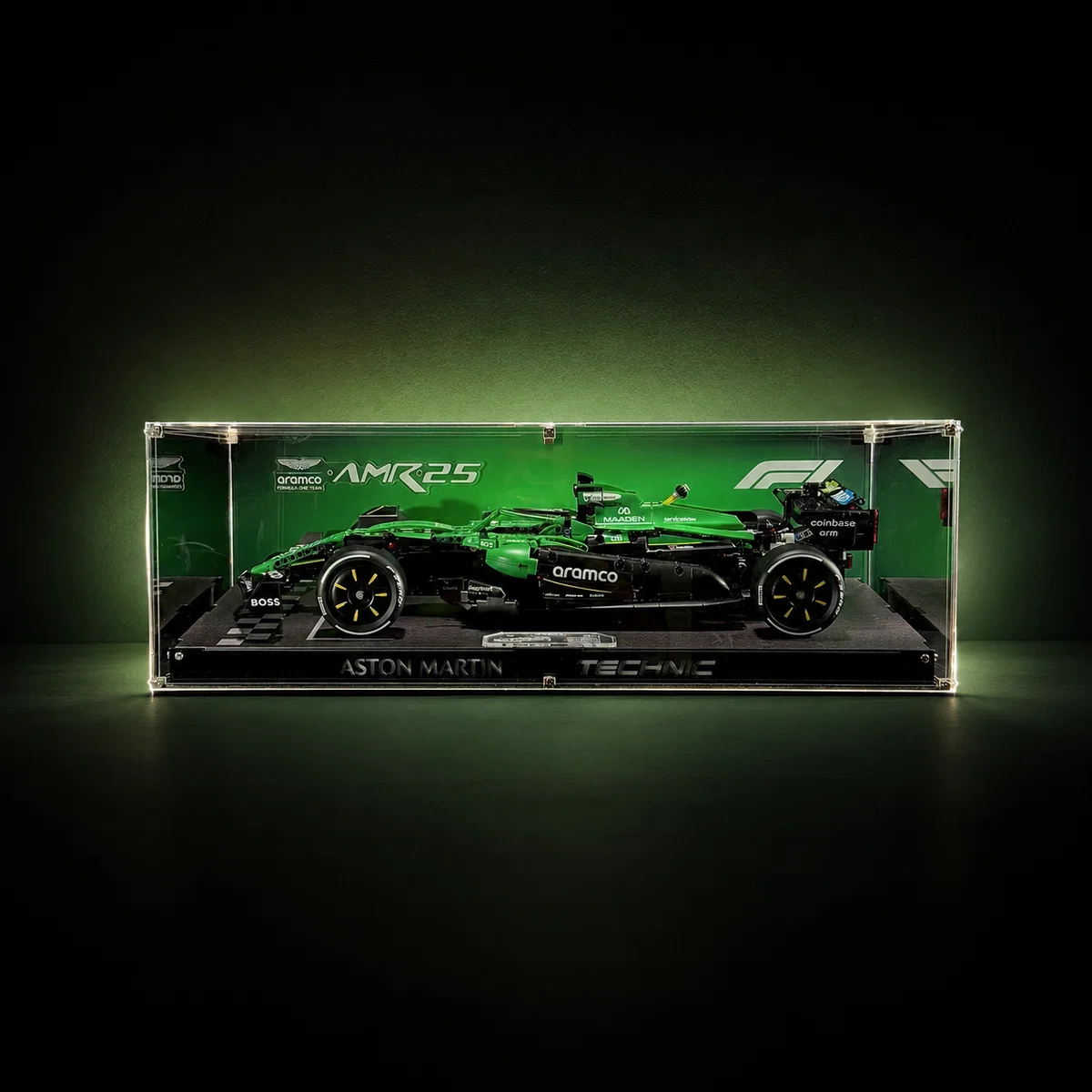 LEGO® Technic Aston Martin AMR25 F1 Acrylic Display Case 42240
