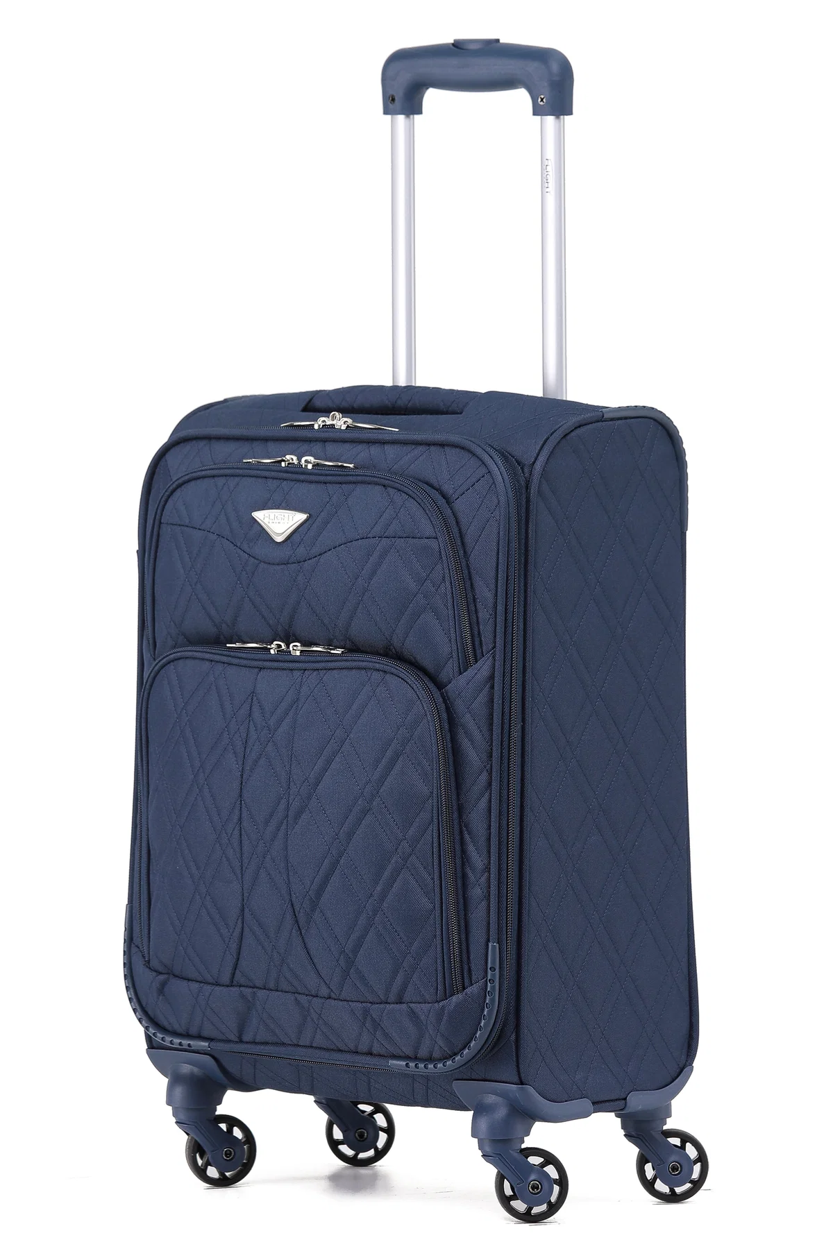 55x35x20cm Quilted Soft Shell Carry-On Cabin Case