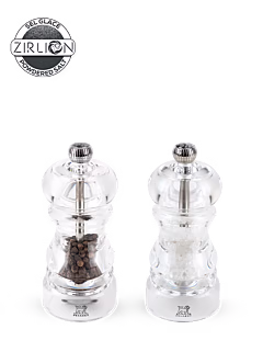 Peugeot A set of completely transparent salt and pepper mills to enhance all your dishes in the kitchen as at the table Nancy
