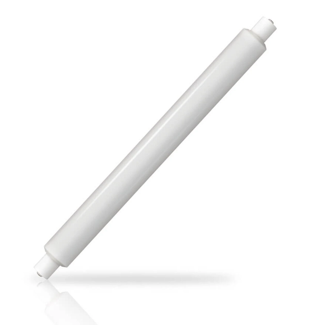 Crompton Lamps Crompton DET Tubular LED 284mm Light Bulb 6W (40W Eqv) Cool White Opal Double-Ended Striplight Mirror-Light Picture-light