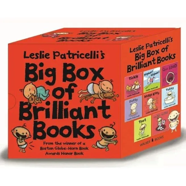 Leslie Patricelli Big Box of Brilliant 8 Books Collection Set - Ages 1-3 - Board Book