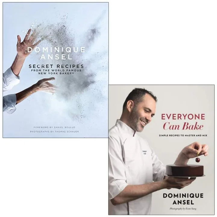 Dominique Ansel Secret Recipes & Everyone Can Bake 2 Books Collection Set - Non Fiction - Hardback
