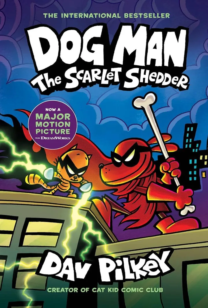 Dog Man 12: The Scarlet Shedder by Dav Pilkey - Children's Fiction - Hardcover