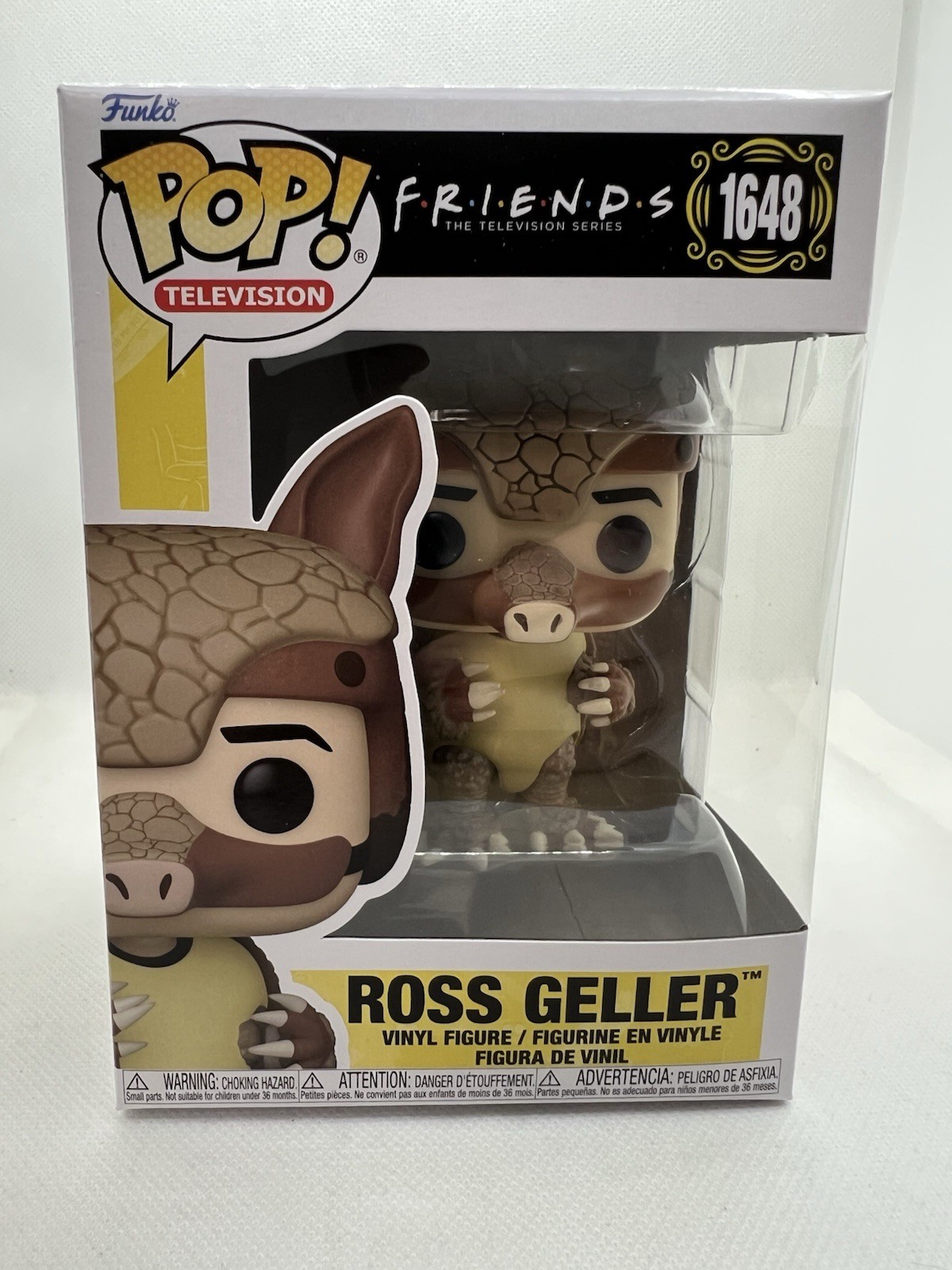 Funko Pop Vinyl Television Friends Ross Geller 1648 Armadilo Figure NEW UK