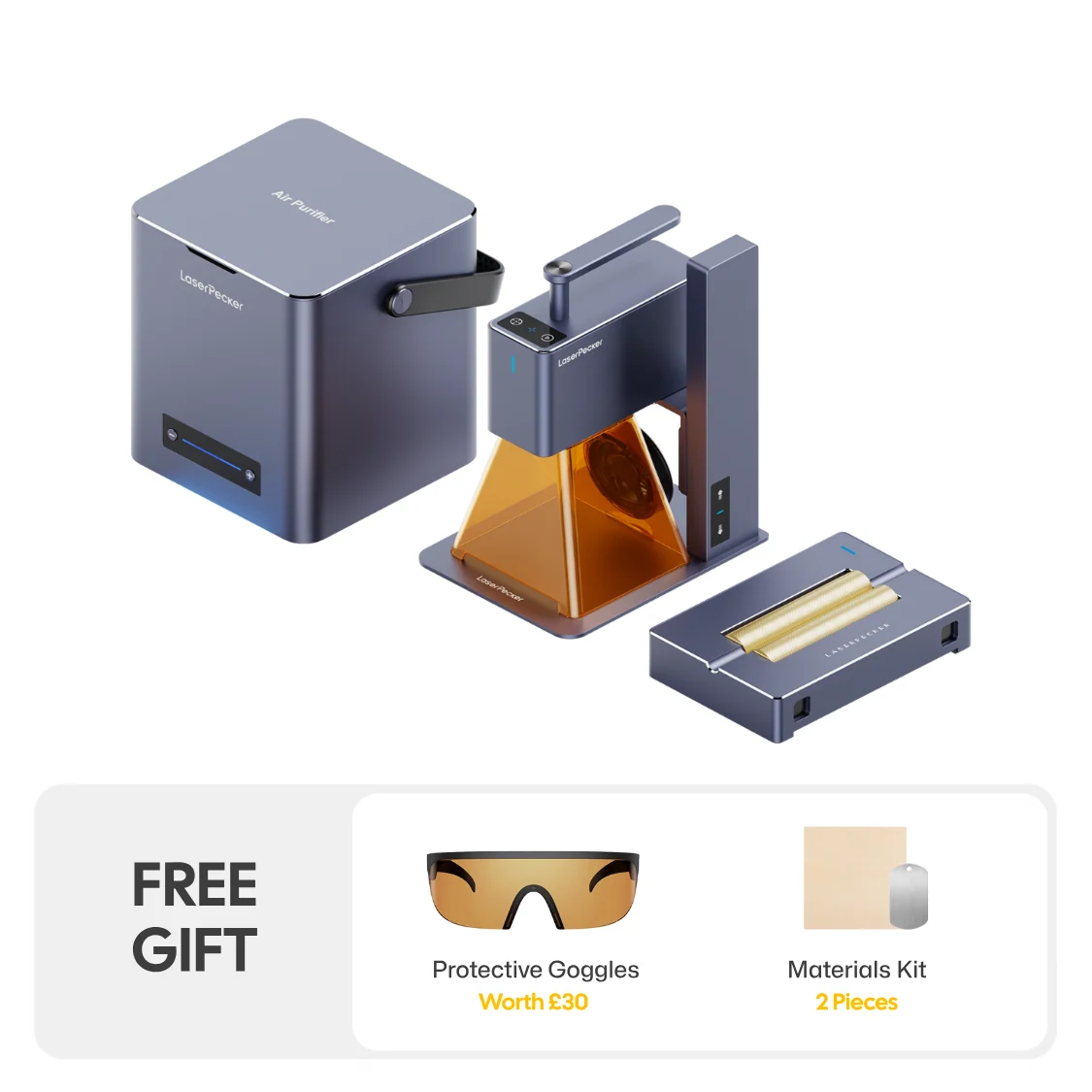 LaserPecker LP2 - Classic Handheld Diode Laser Engraver — LP2 Ultimate Bundle