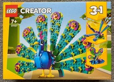 Genuine Lego Exotic Peacock Set (New - Sealed - Creator - 31157)