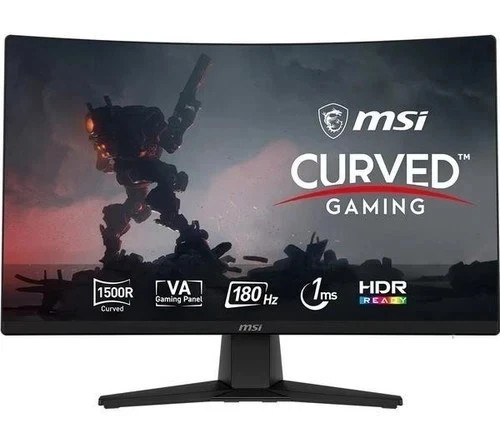 MSI MAG 242C Gaming Monitor 24 Curved Full HD 180Hz HDR HDMI New, Sealed!