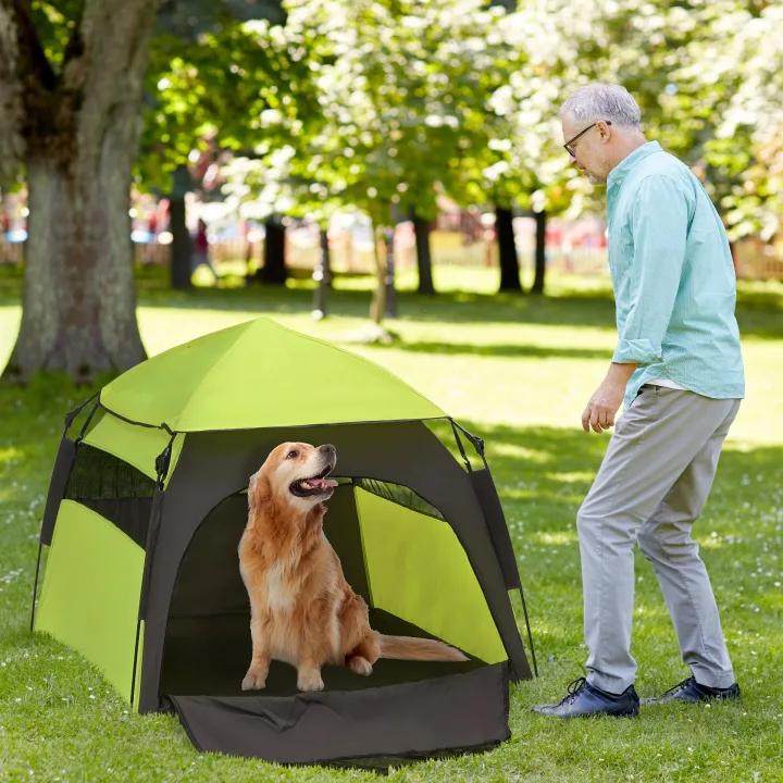 Foldable Dog Cat Tent with Water-Resistant Oxford, Carry Bag for Extra Large Dog
