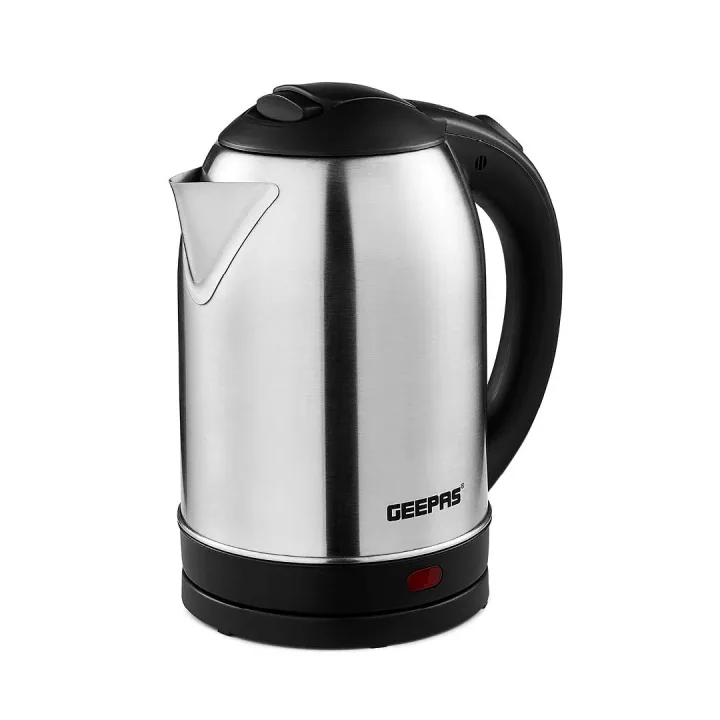 Geepas | For you. For life. 1.8L Cordless Stainless Steel Electric Kettle, 1800W Fast Boil