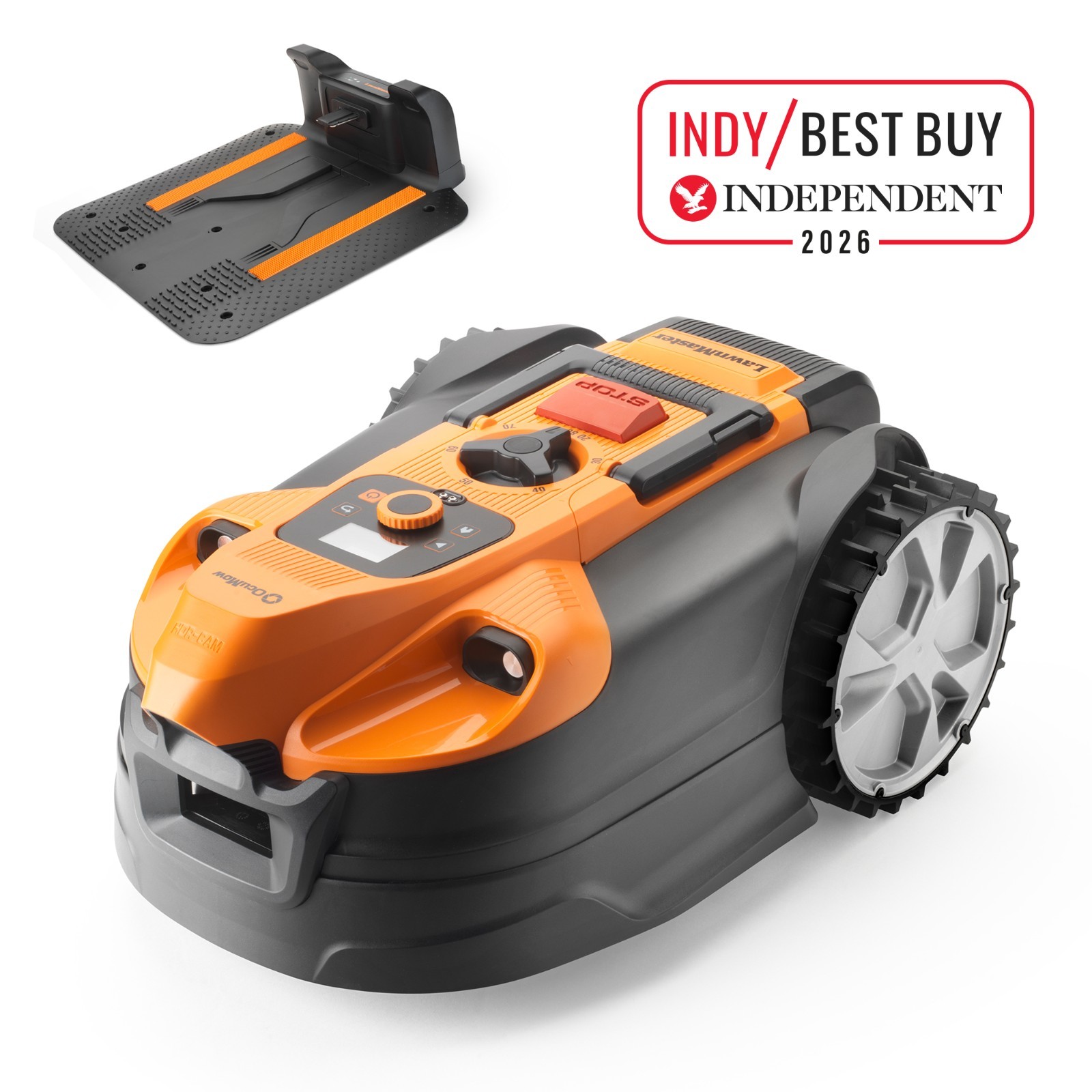 LawnMaster OcuMow 18 Robotic Mower - Auto Charging, Vision Robot. Up to 800m2