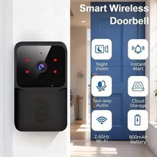 Smart WiFi Wireless Video Doorbell Security Ring Phone Camera Door Bell Intercom