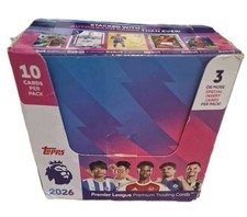 Topps Premier League 2026 Trading Cards full Sealed  box.