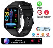 UK 2026 New Medical Grade Smart Watch Blood Pressure Oxygen Heart Rate Bluetooth