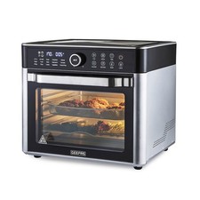 GEEPAS 22L Air Fryer Oven Digital Display Timer 15 Preset Mode Family Size 1700W