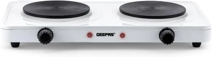 Geepas | For you. For life. 2000W Universal Electric Countertop Double Hot Plate