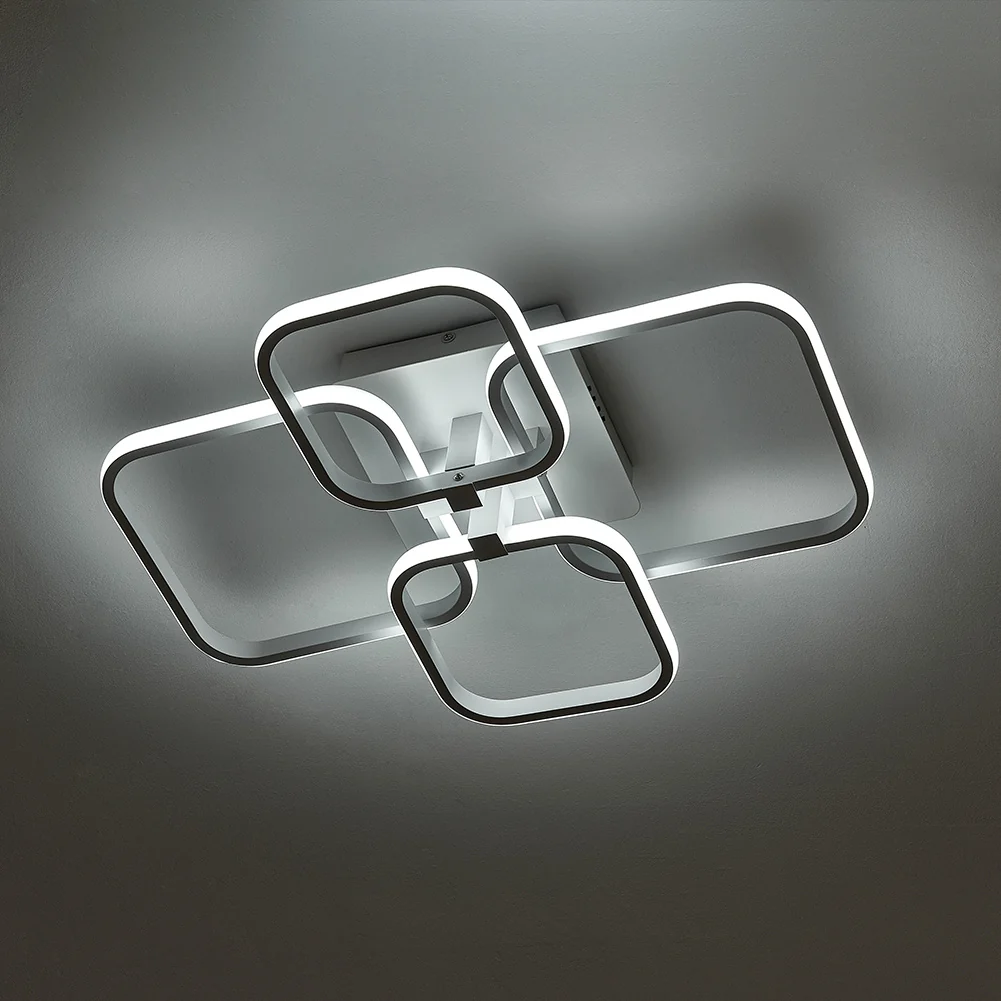 Garden Sanctuary 4/6 Heads Contemporary LED Energy-efficient Light-adjusted Semi Flush Ceiling Light