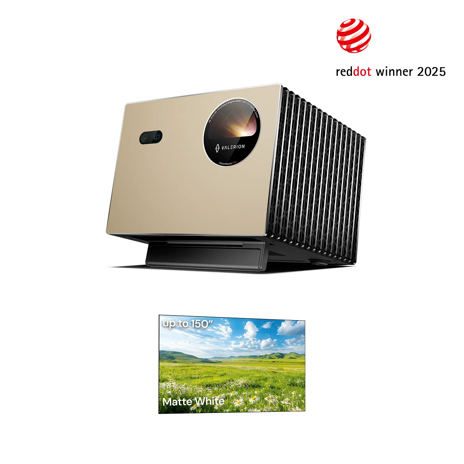 AWOL Valerion PRO+Matte White Screen Bundle - 135''