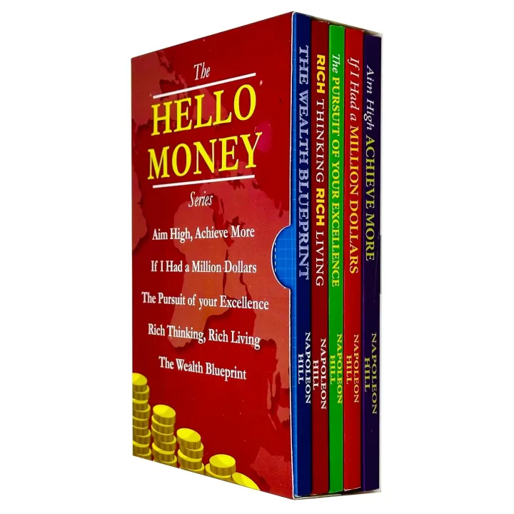 The Hello Money Series 5 Books Collection Set by Napoleon Hill - Self Help - Paperback