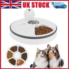 Automatic Timed Pet Feeder 6 days Meal Cat Dog Food Bowl Auto Dispenser Holiday