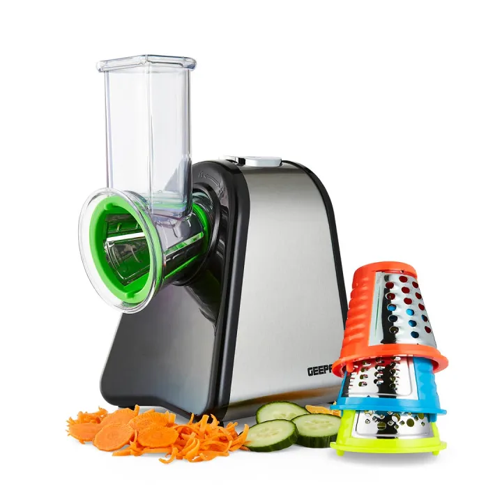 Geepas | For you. For life. 4-In-1 Multifunctional Salad Maker, Electric Grater and Food Processor