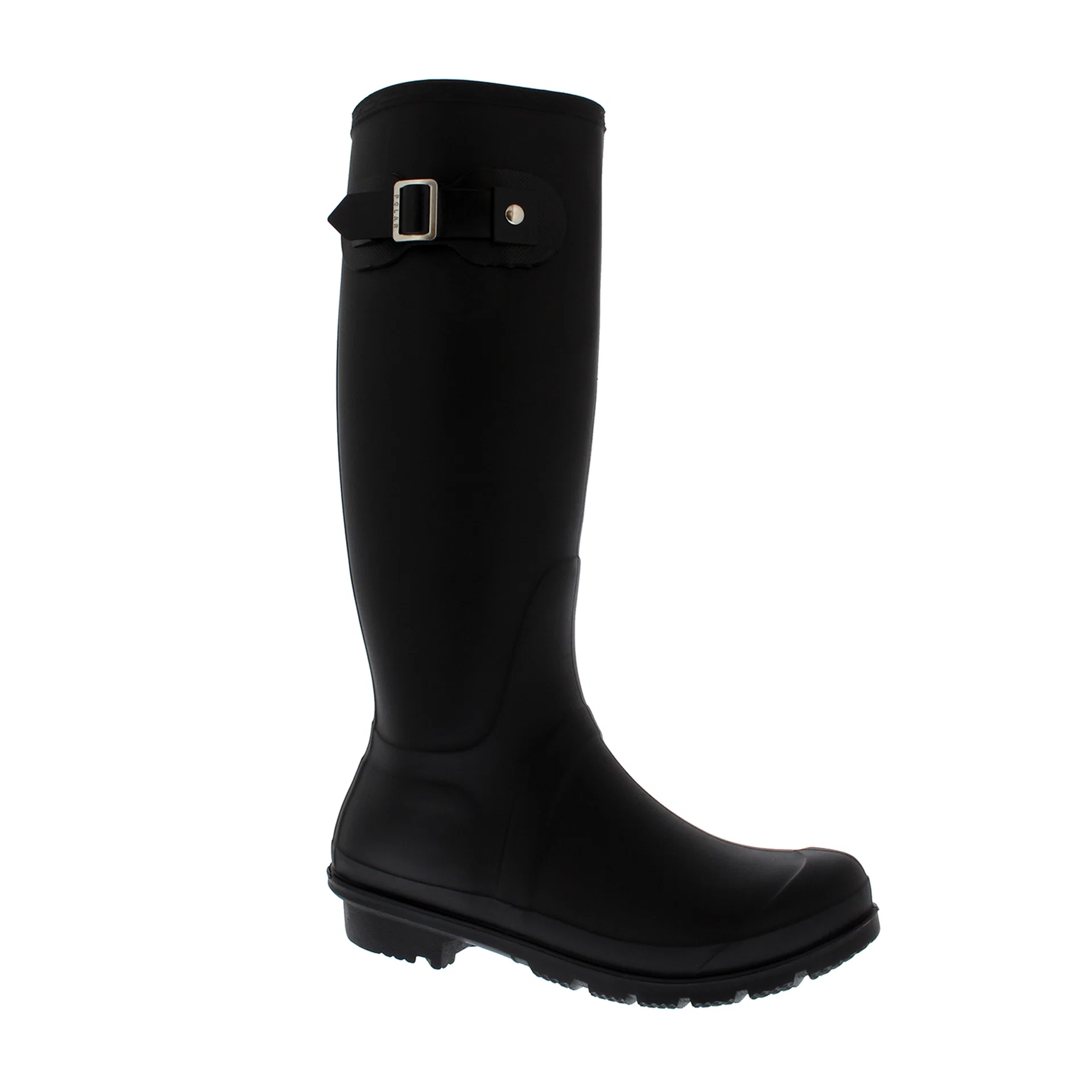 HUNTER: Women's Buckle Wellington Rain Boots - Black / UK 6 / EU 39