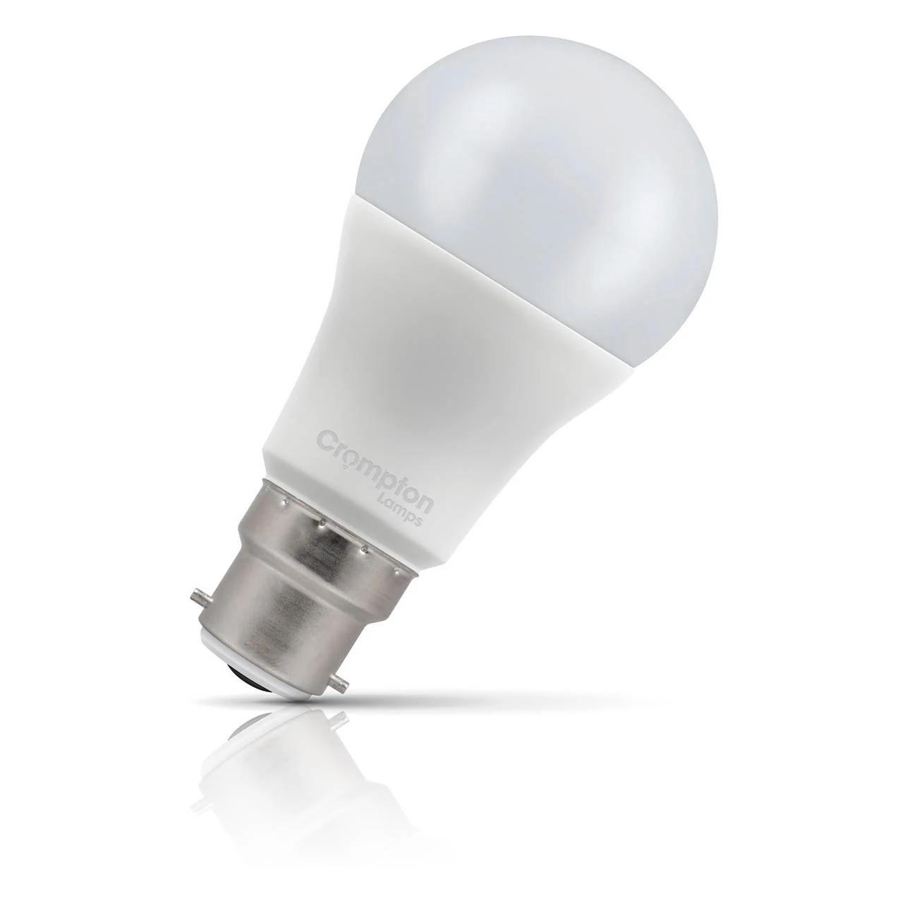 Crompton Lamps Crompton GLS LED Light Bulb B22 13W (100W Eqv) Warm White Opal Bayonet Thermal Plastic Frosted