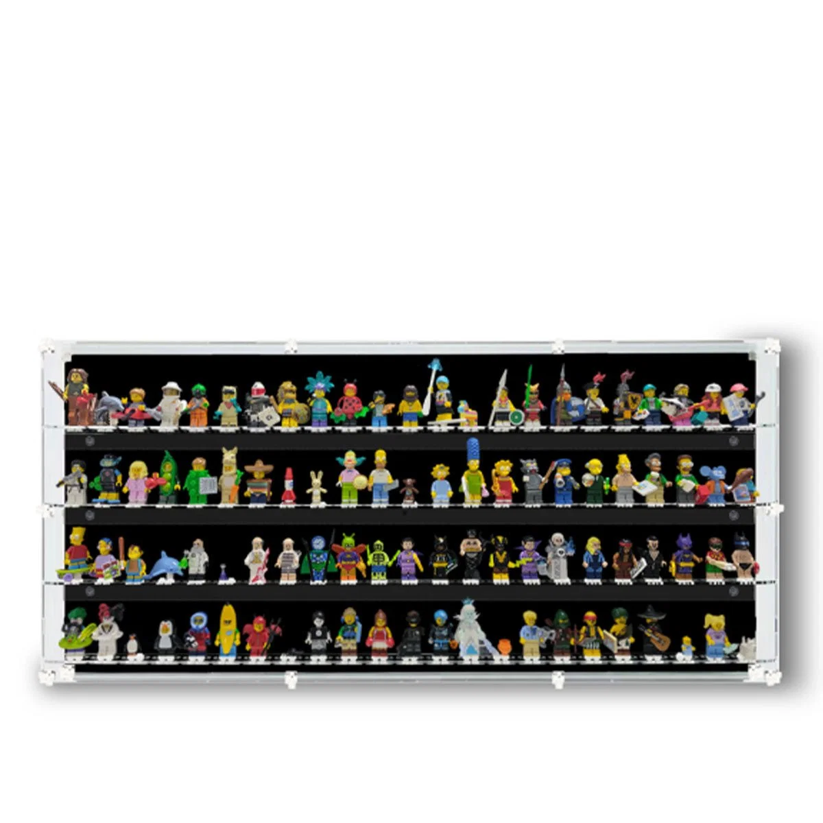 92 LEGO® Minifigures Wall Display Case