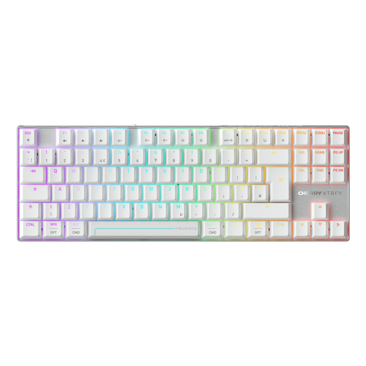CHERRY MX 8.2 Pro TMR White Wireless Keyboard