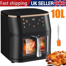10L Large Air Fryer 1400W Low Fat Oil free Healthy Oven Frying Kitchen Cooker