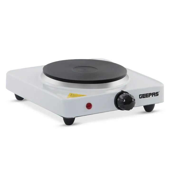 Geepas | For you. For life. 1000W Cast Iron Single Electric Hot Plate Table Top Cooker