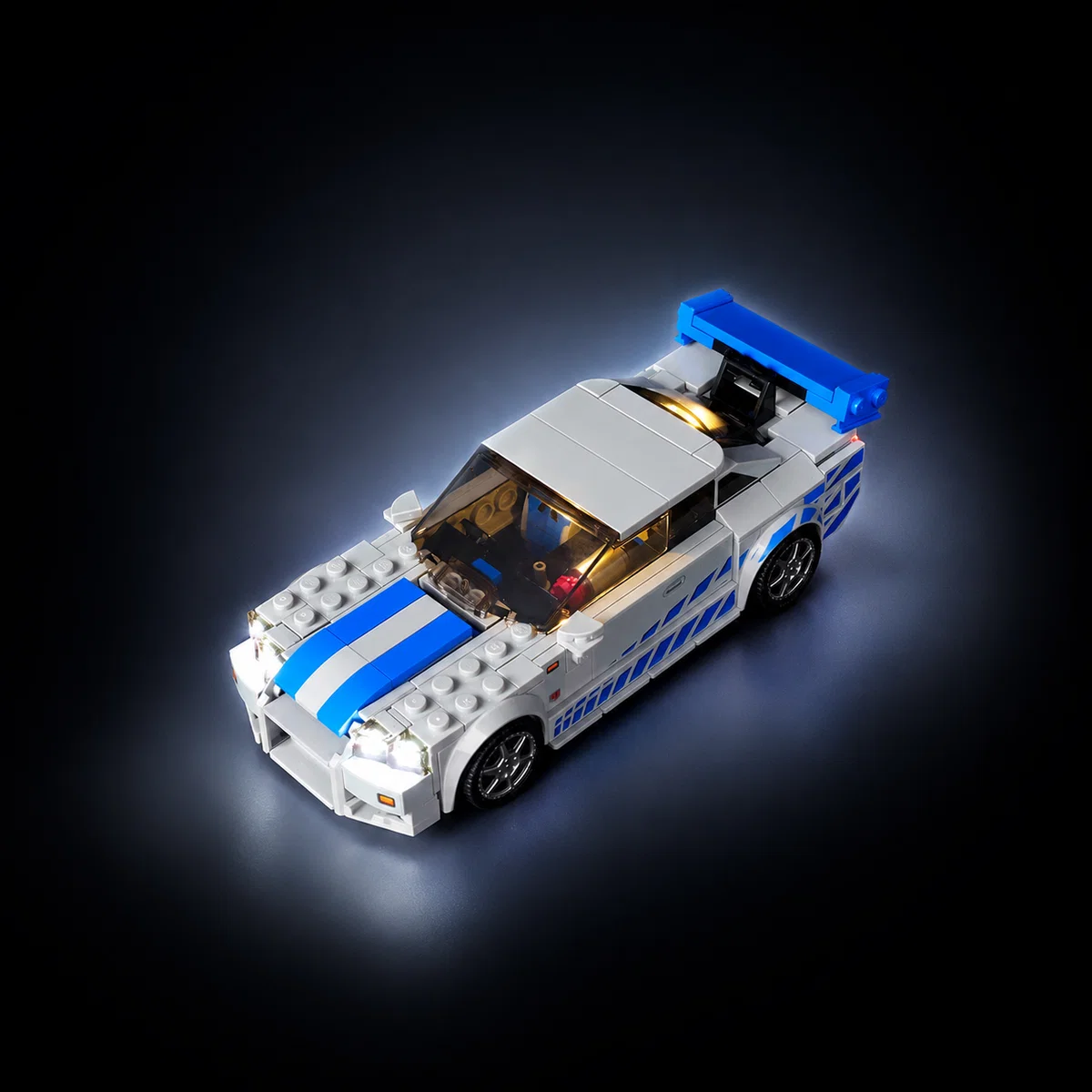 Light Kit Compatible with LEGO® Nissan Skyline GT-R R34 Set 76917