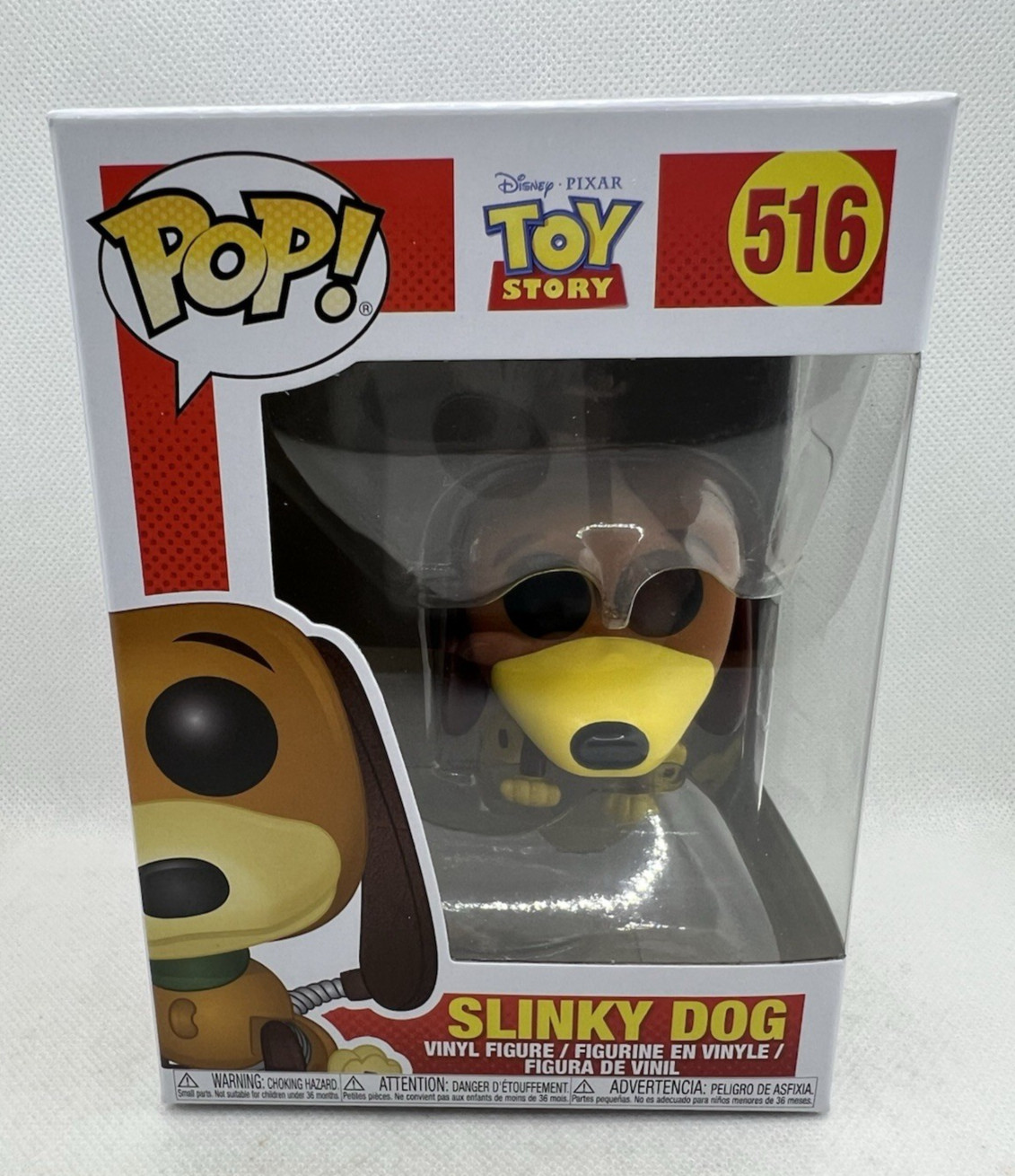 Funko Pop Vinyl Disney Toy Story Slinky Dog 516 Figure Full Size 30 Years NEW UK