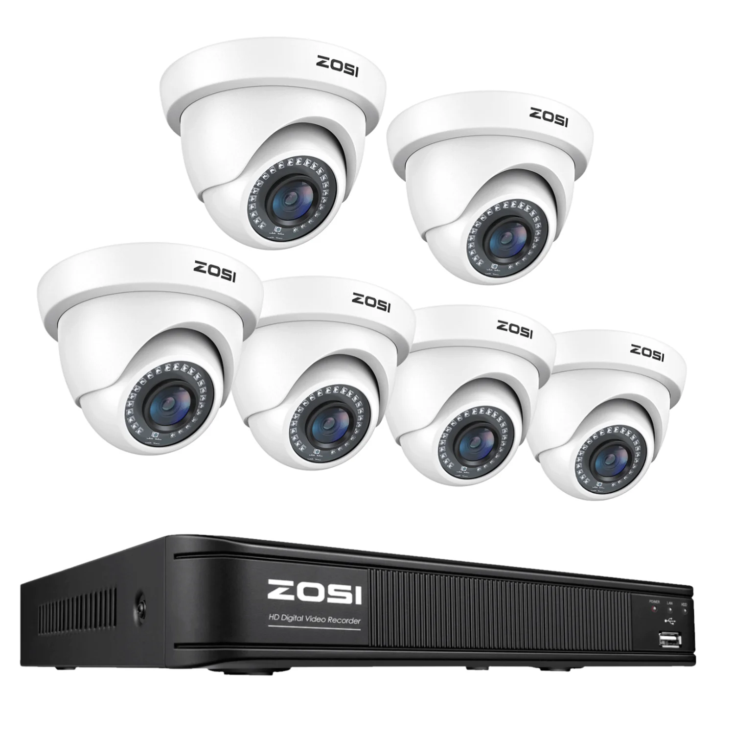 C419 1080P 8CH CCTV Security Camera System + Optional Hard Drive