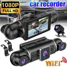 4 Channel WiFi 360° 4K Dash Cam Front Rear Inside Car Camera Dash Cam 1080P