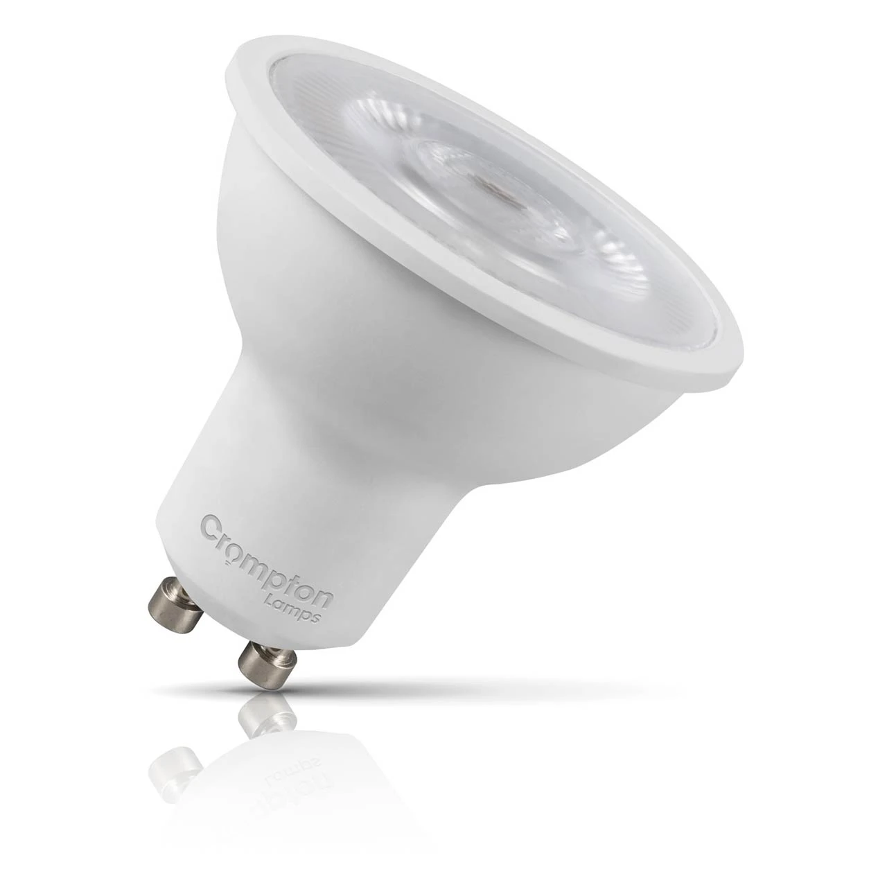 Crompton Lamps Crompton GU10 Spotlight LED Light Bulb 3.5W 4000K Cool White 50W Eqv Halogen Replacement