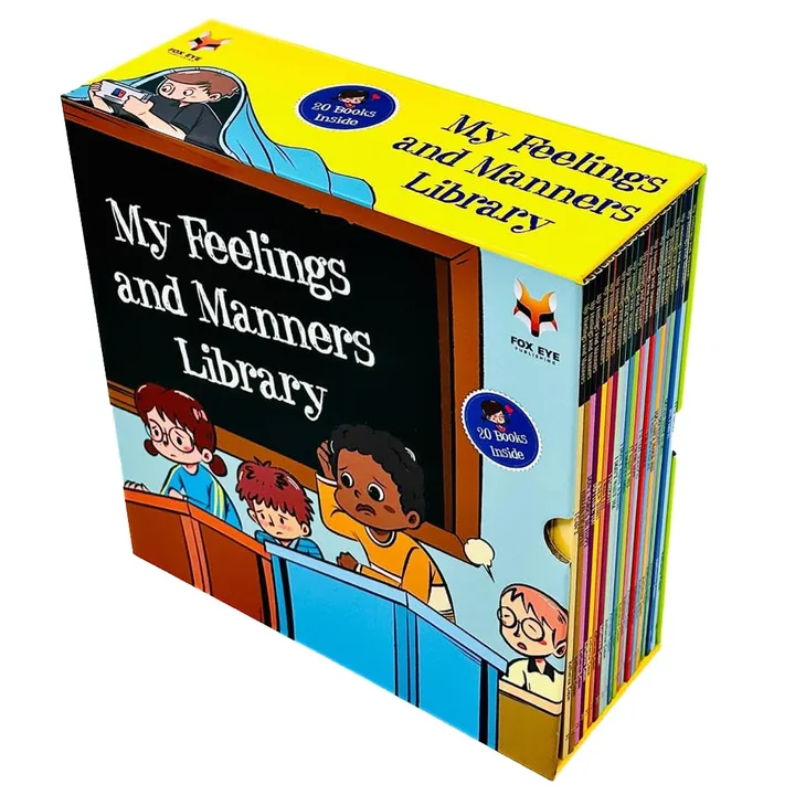 Fox Eye Publishing My Feelings and Manners Library By Katherine Eason 20 Books Collection Set, Paperback, Ages 0-5 - Emotions & Manners Stories for Kids